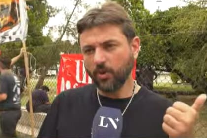 El dirigente peronista dialogó con un móvil de LN+ en San Fernando