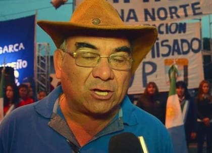 El dirigente piquetero Quintín Gómez