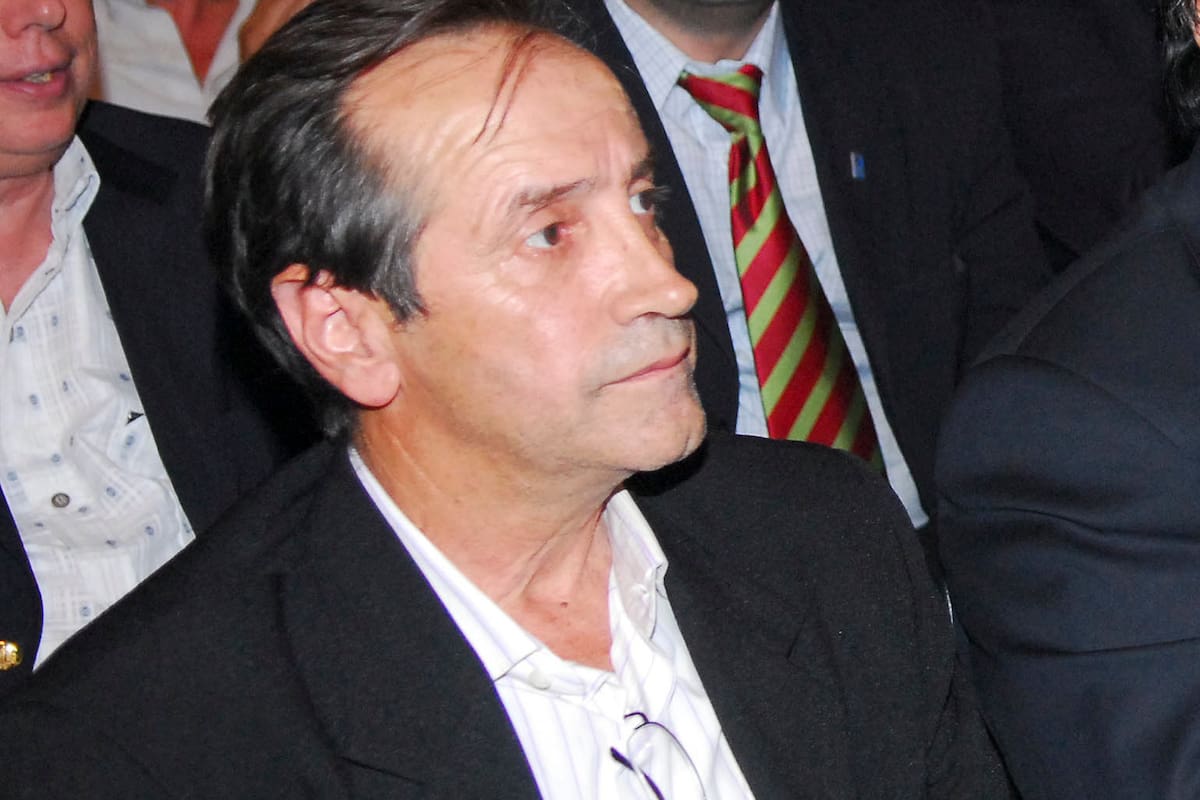 El dirigente radical Roberto Porcaro, durante el acto de la juventud de Compromiso "K", realizado en el teatro ND Ateneo