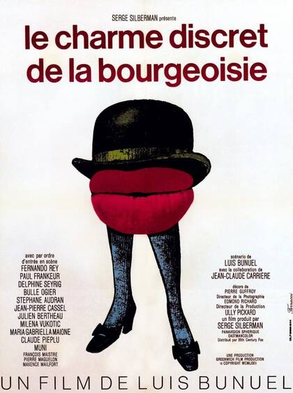 El discreto encanto de la burguesía, estuvo nominado al Oscar a Mejor guion y ganó el de Mejor película extranjera.
