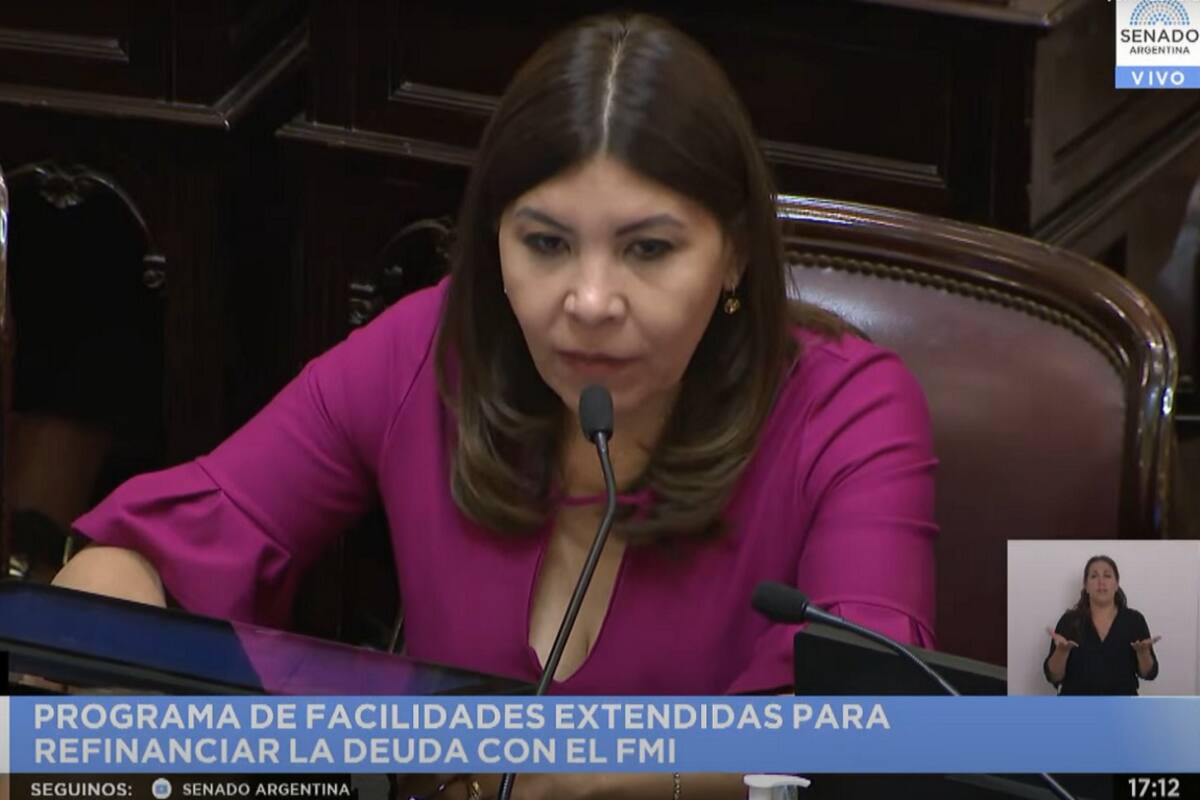 El discurso de la senadora Sandra Mendoza