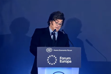 El discurso del Presidente Milei en el Nueva Economía Fórum 2026, en Madrid