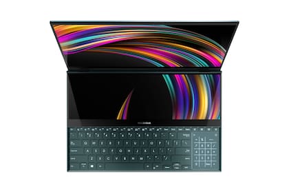 El diseño de Asus en la ZenBook Pro Duo desplazó al teclado hacia el borde inferior