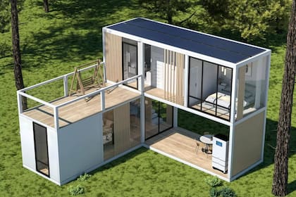 El diseño de la casa que se vende por Amazon es personalizable