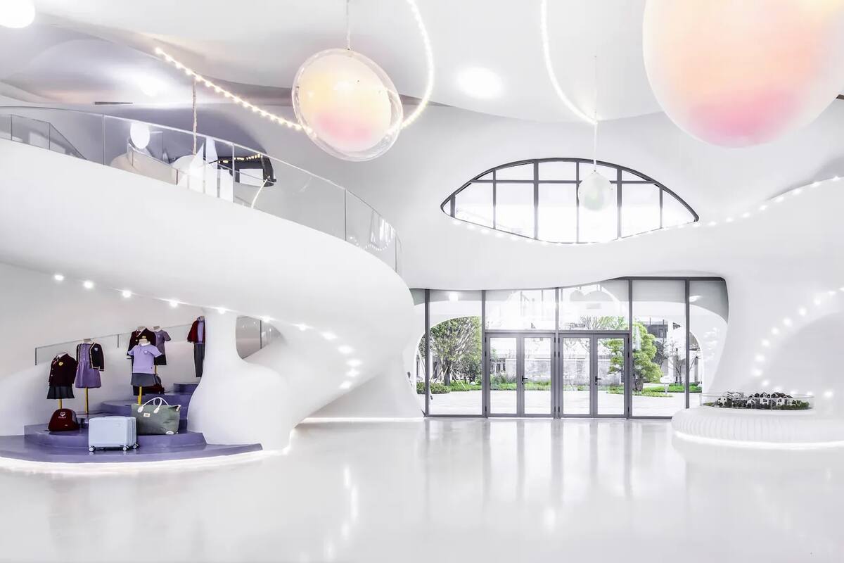 El diseño de un jardín de infantes en China inspirado en Antoni Gaudí