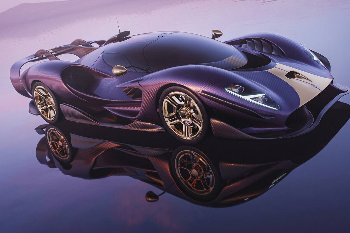 El diseño del De Tomaso P900 es absolutamente radical y está pensado para rendir en pistas
