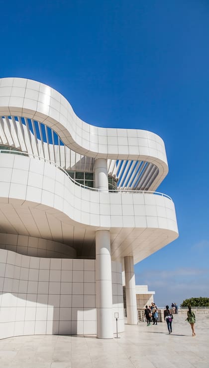El diseño del museo Getty, de Meier, es una atracción en sí