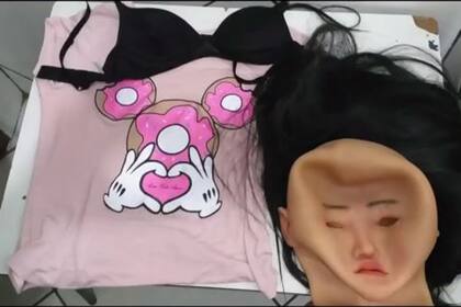 El disfraz que utilizó el narcotraficante para intentar escapar