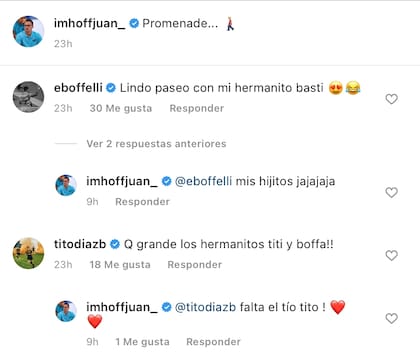 El divertido intercambio entre los jugadores de Los Pumas en las redes. Crédito: Instagram