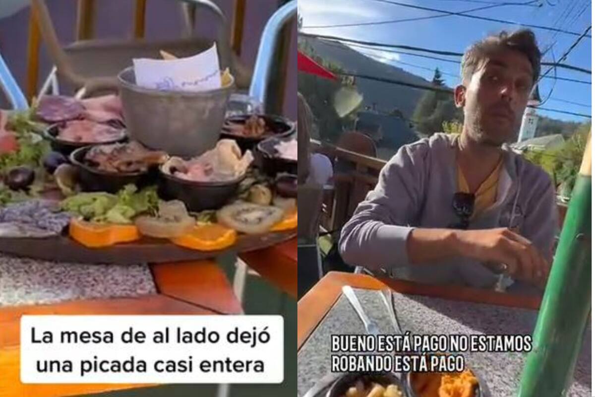 El divertido momento que atravesó una pareja en un restorán de San Martín de Los Andes