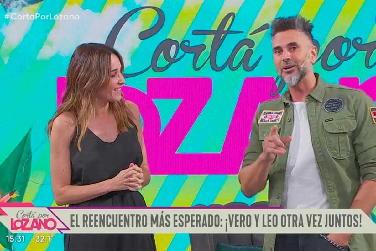 El divertido reencuentro de Verónica Lozano y Leo Montero, a diez años del final de AM