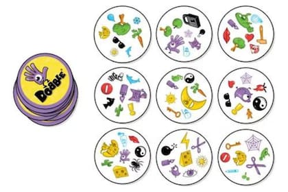 El dobble es un juego de mesa para jugar entre varios participantes en el que se deben descubrir los símbolos en común (imagen ilustrativa)