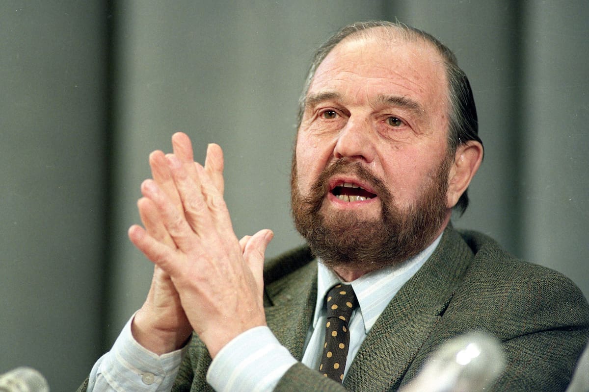 El doble agente George Blake, en 1992