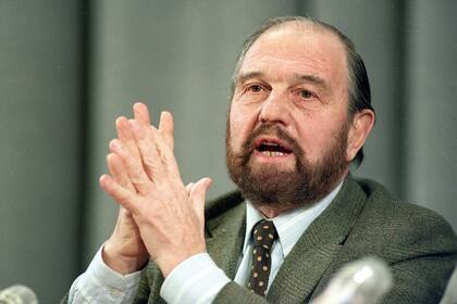 El doble agente George Blake, en 1992