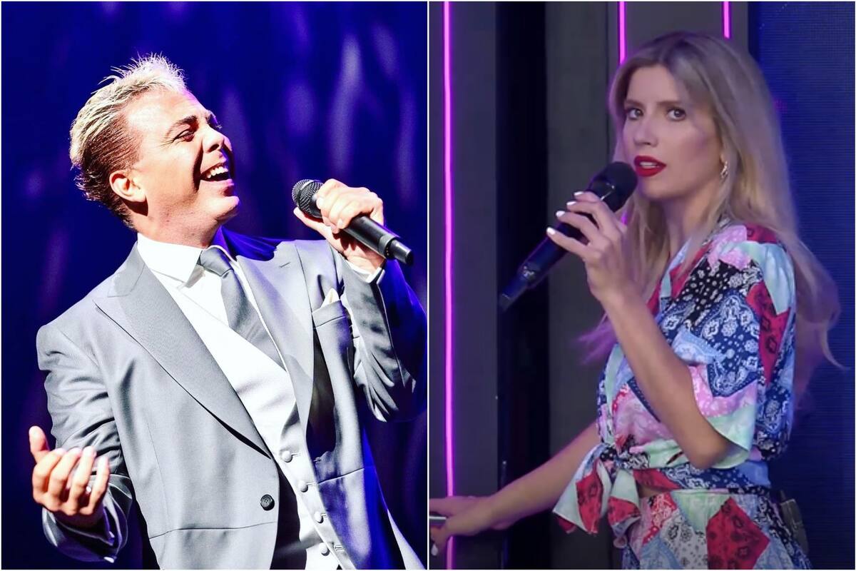 El doble de Cristian Castro en Bienvenidos a bordo (Crédito: Instagram/Captura de video eltrece)