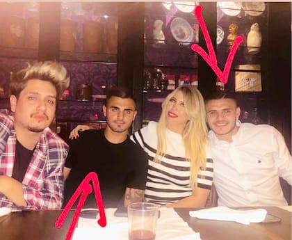 El doble de Mauro Icardi es un joven italiano que es amigo de Kennys Palacios, íntimo de Wanda Nara