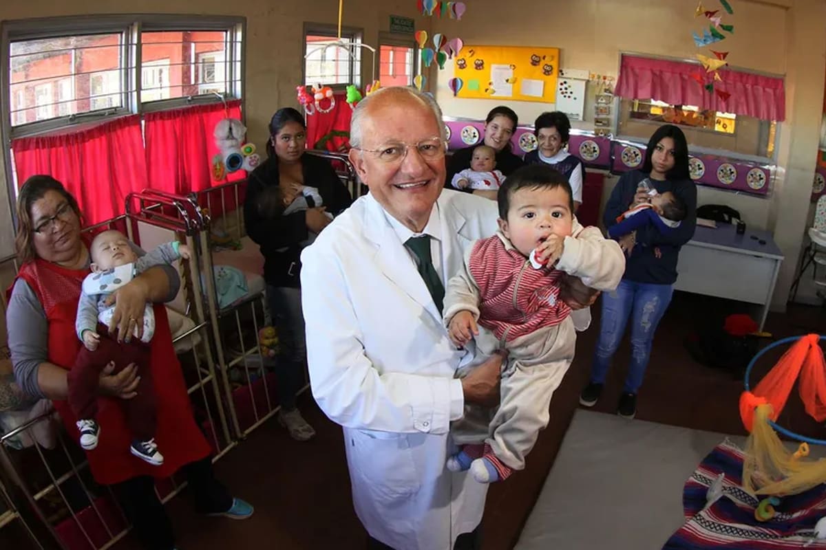 El doctor Abel Albino, mentor de la Fundación Conin