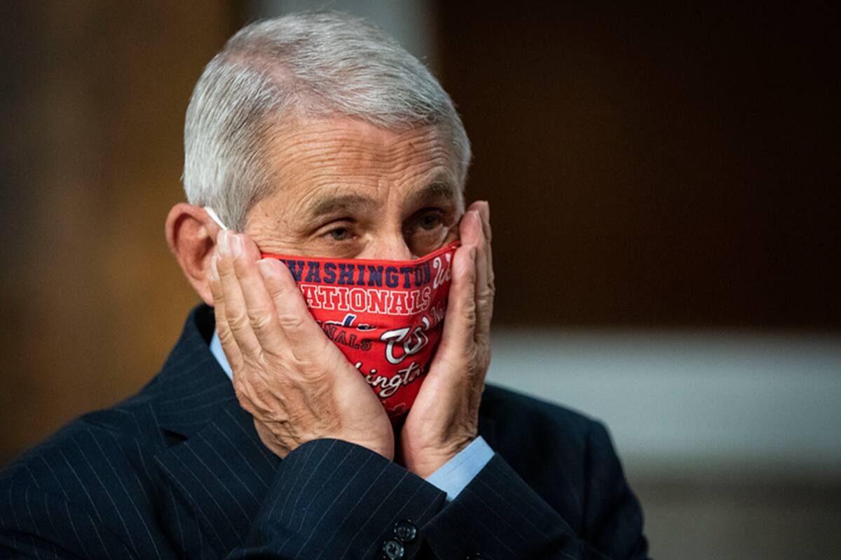 El doctor Anthony Fauci, principal experto de enfermedades infecciosas de Estados Unidos