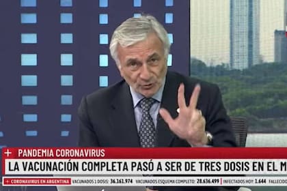 El doctor Claudio Zin se indignó por la demora del gobierno nacional en la aplicación de la tercera dosis de la vacuna contra el Covid-19