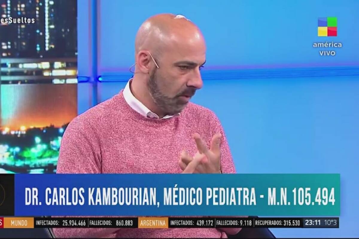 El doctor Kambourian criticó al comité de expertos y habló de lo que se vive en los hospitales con el aumento de pacientes internados por coronavirus.