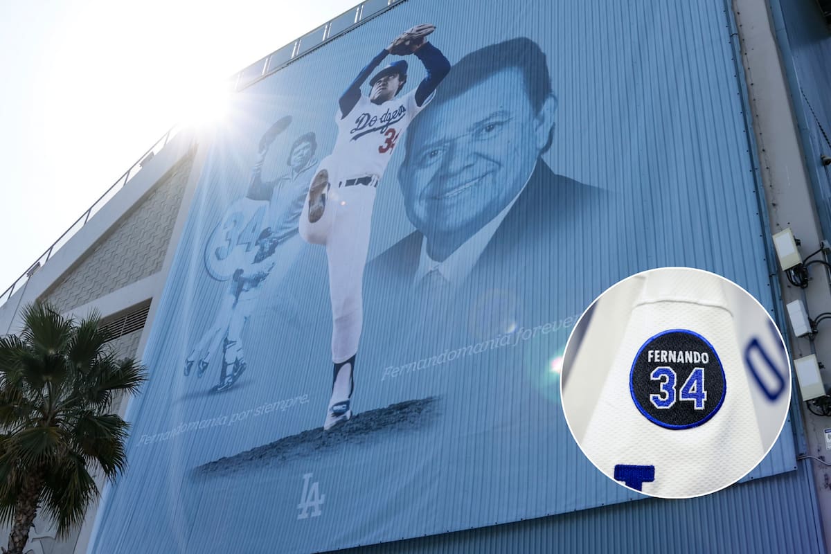 El Dodger Stadium está listo para la Serie Mundial, donde los jugadores portarán el parche en honor a Fernando Valenzuela