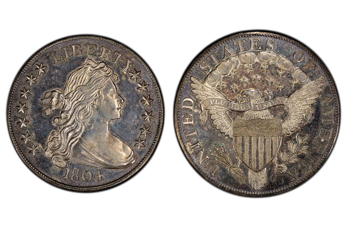 El dólar de plata de 1804 establece un nuevo récord en una subasta especializada