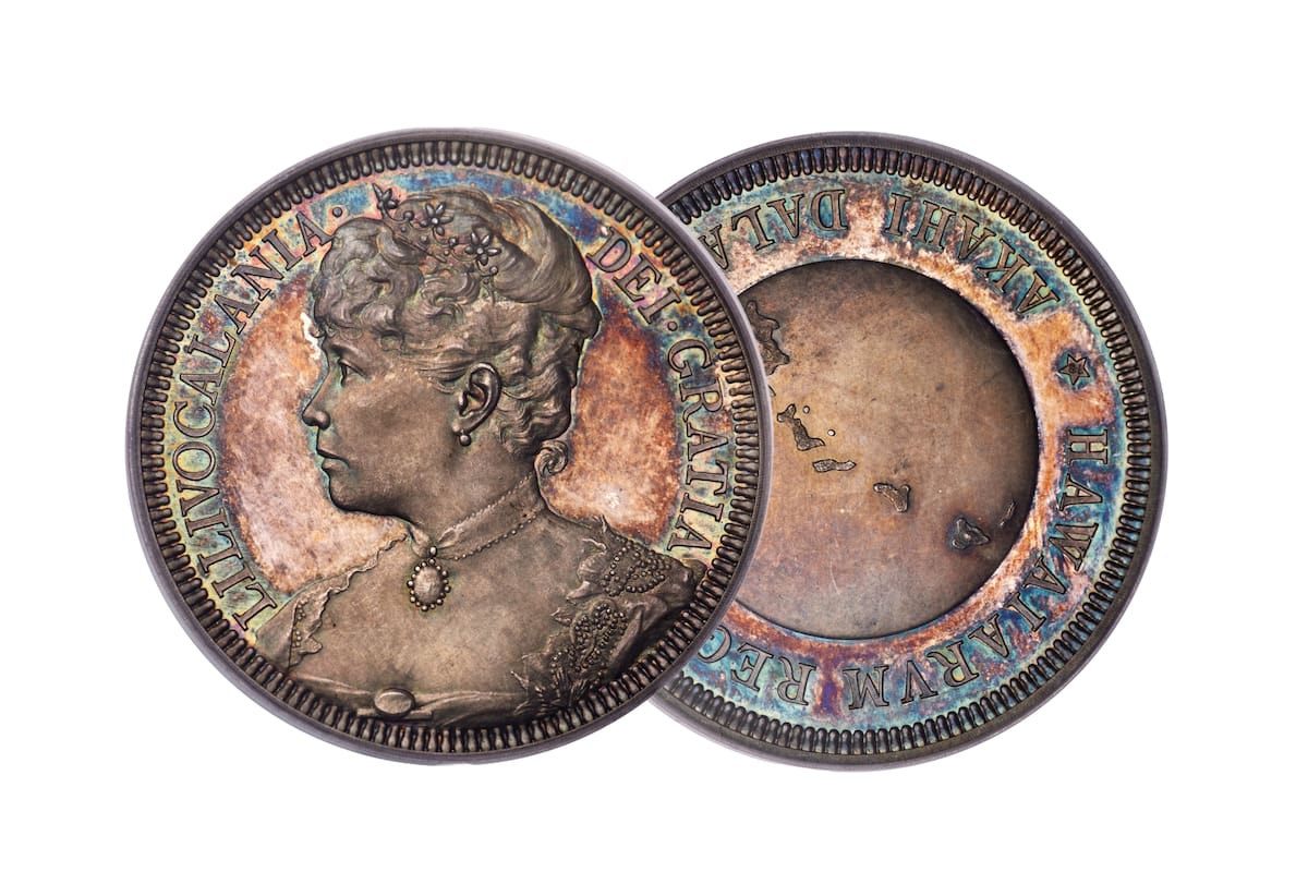 El dólar de plata de Hawái que alcanzó a venderse por US$78.000 en una plataforma de subastas