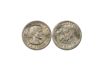 El dólar de Susan B. Anthony de 1980 (imagen del sitio de coleccionistas PCGS)