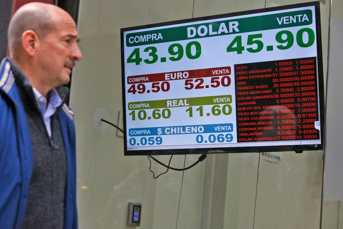 El dólar en la city porteña