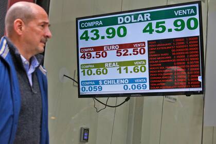 El dólar en la city porteña