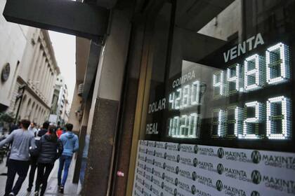 El dólar en la city porteña