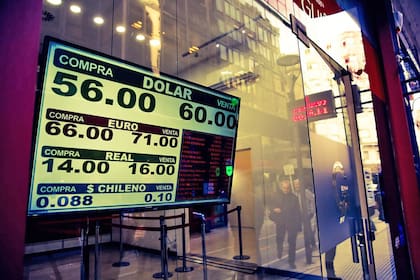 El dólar en la city porteña