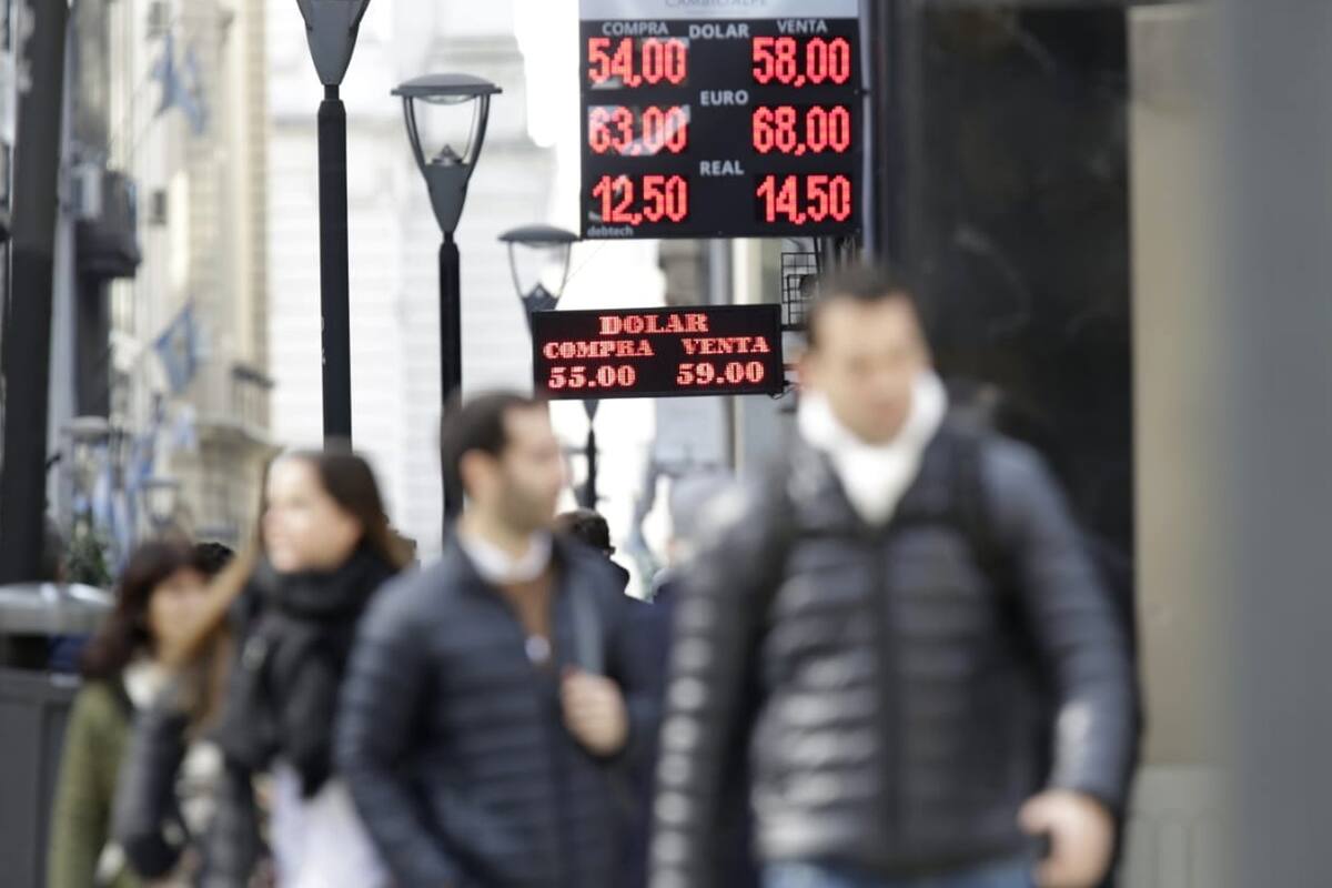 El dólar en la city porteña