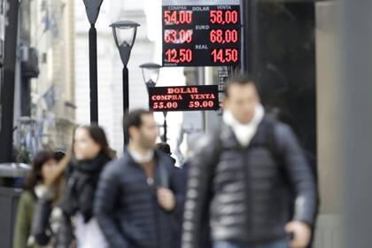 El dólar en la city porteña