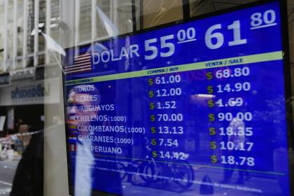 El dólar en la city porteña