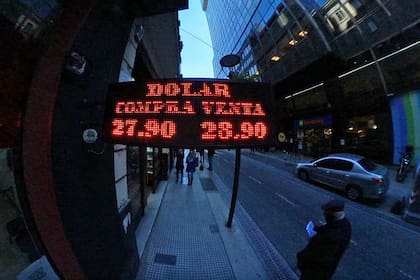 El dólar en la city porteña