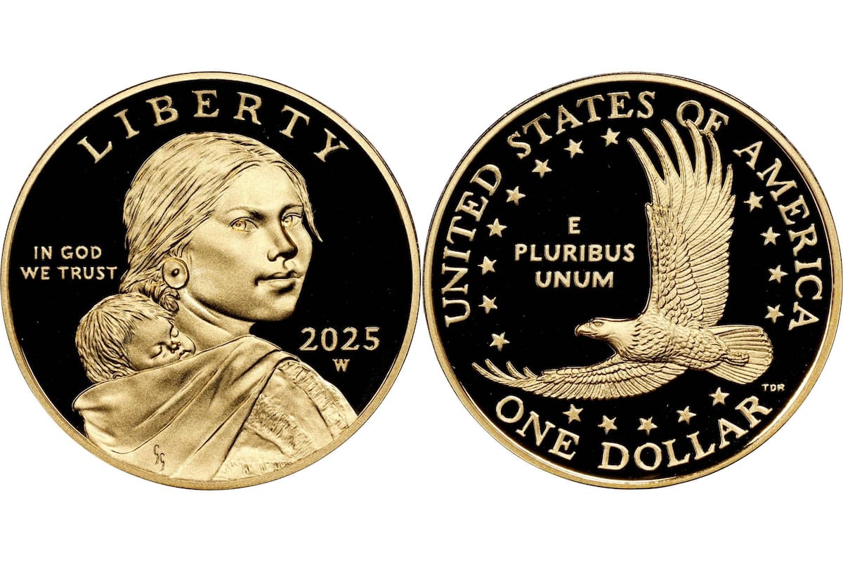 El dólar estadounidense con la figura de Sacagawea, actualmente en circulación, se convirtió en una serie valiosa debido a las características distintivas en algunos ejemplares