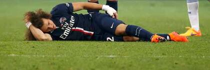 El dolor de David Luiz y de todo PSG