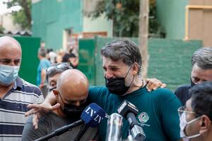 El dolor de Fabian Longhi en la despedida de su hermano Marcelo