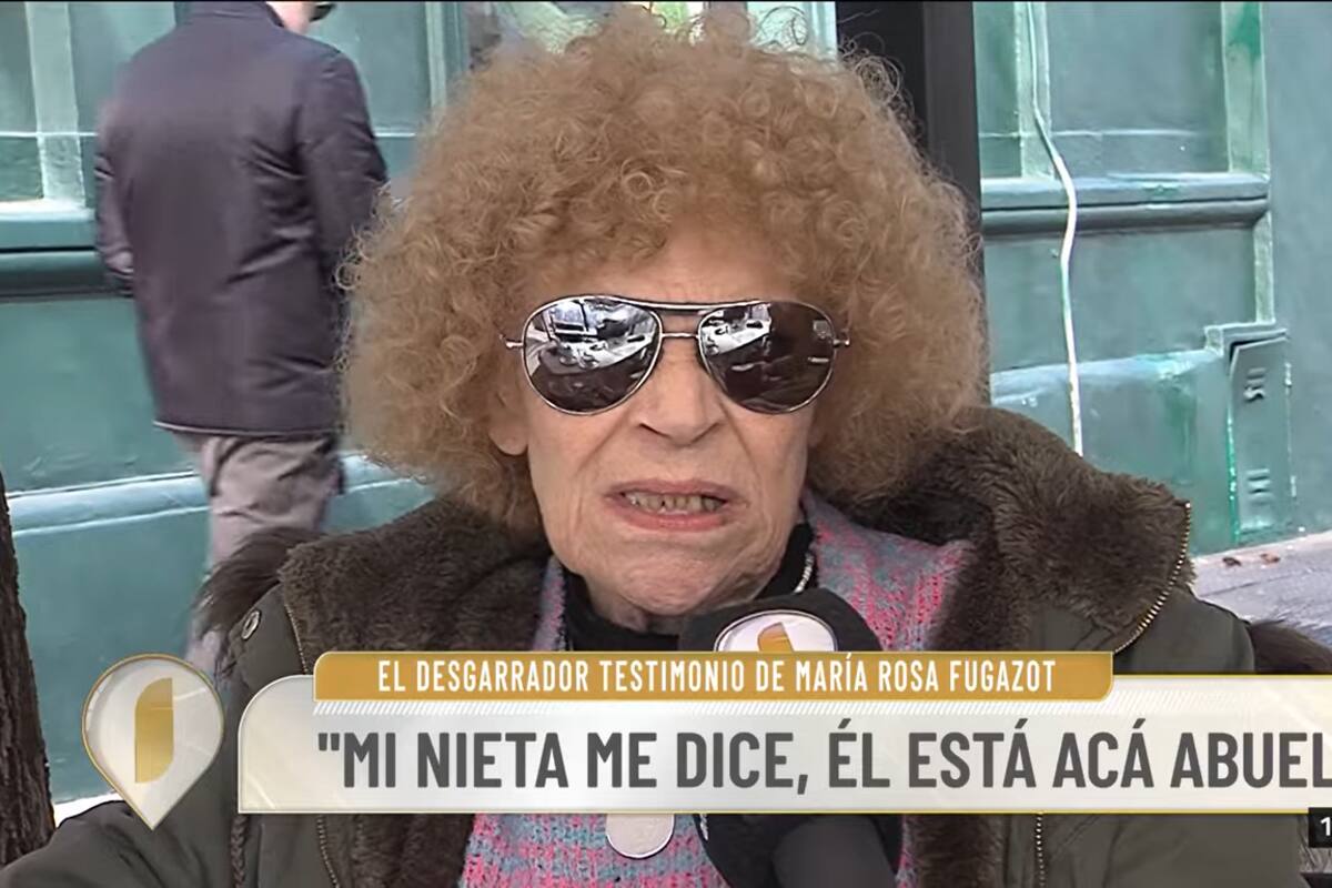 El dolor de María Rosa Fugazot a dos semanas de la muerte de su hijo, el actor y director René Bertrand