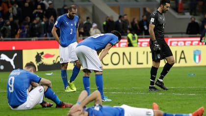 El dolor del plantel de Italia