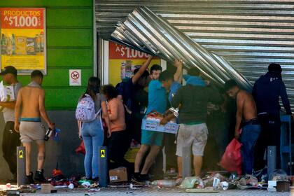 Gran cantidad de supermercados fueron saqueados en diferentes ciudades del país