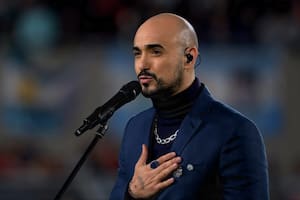 El domingo, Abel Pintos interpretará el Himno Nacional Argentino en la final de la Copa América (Captura video TV Pública)