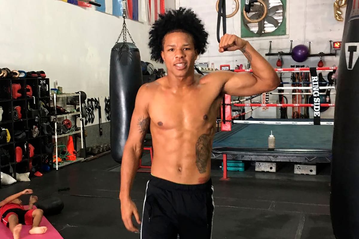 El dominicano Jeison Rosario, actual campeón mundial mediano junior de la AMB.