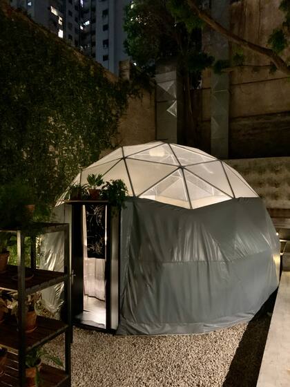 El domo, un oasis en Palermo