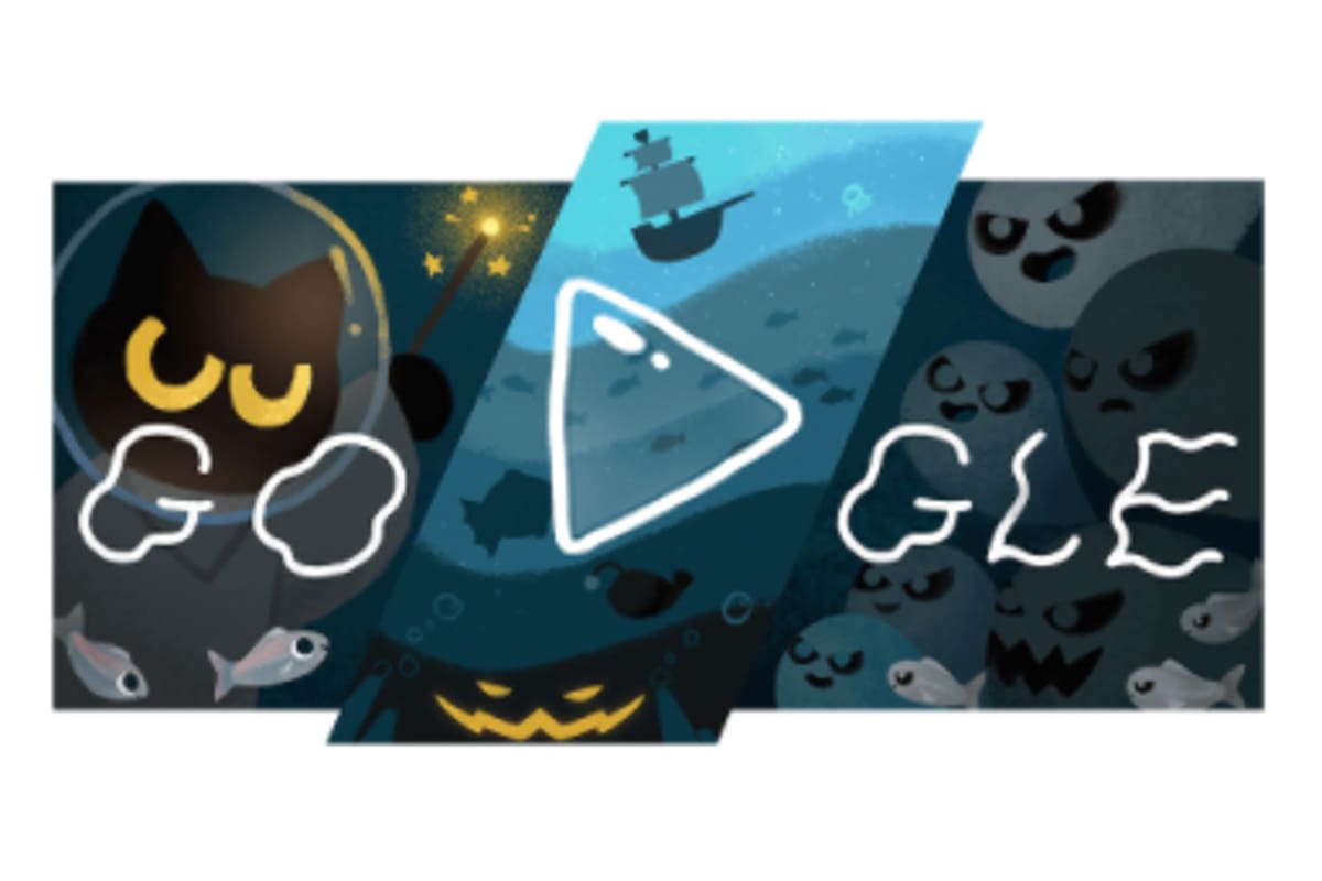 El doodle con el que Google se prepara para Halloween