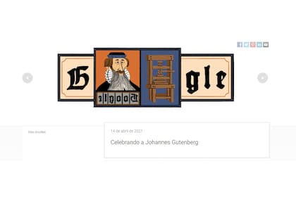 El doodle de esta semana en la portada del buscador; el gran maguntino sigue encandilándonos