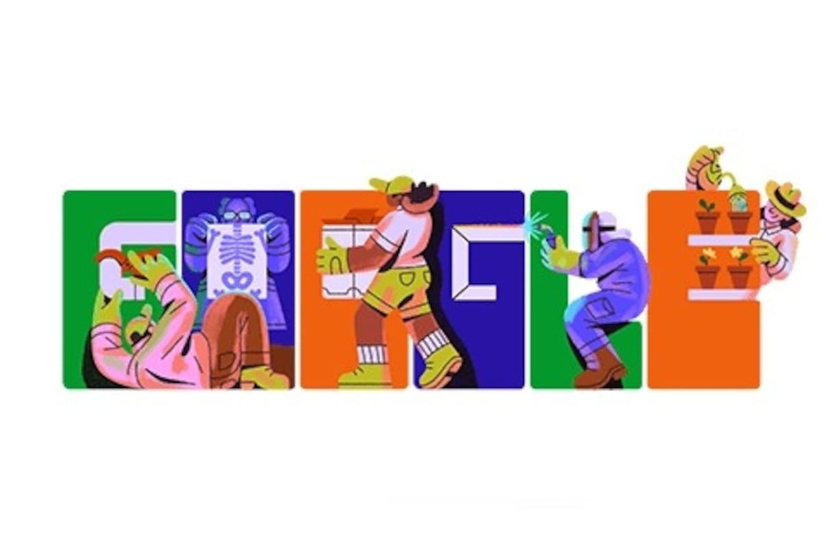 El doodle de este 1° de mayo