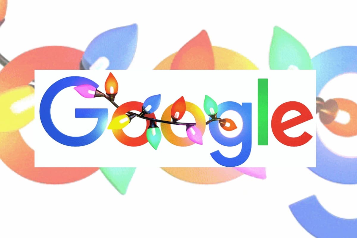 El doodle de Google de hoy que busca conmemorar el inicio de diciembre