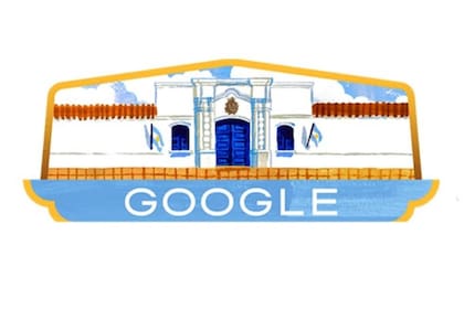 El Doodle de Google fue dedicado a la histórica casa de Tucumán, el lugar donde el 9 de julio de 1816 se declaró la independencia argentina
